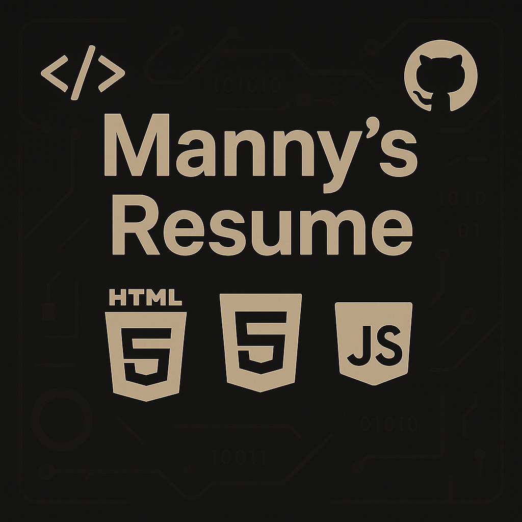 Manny's Resume